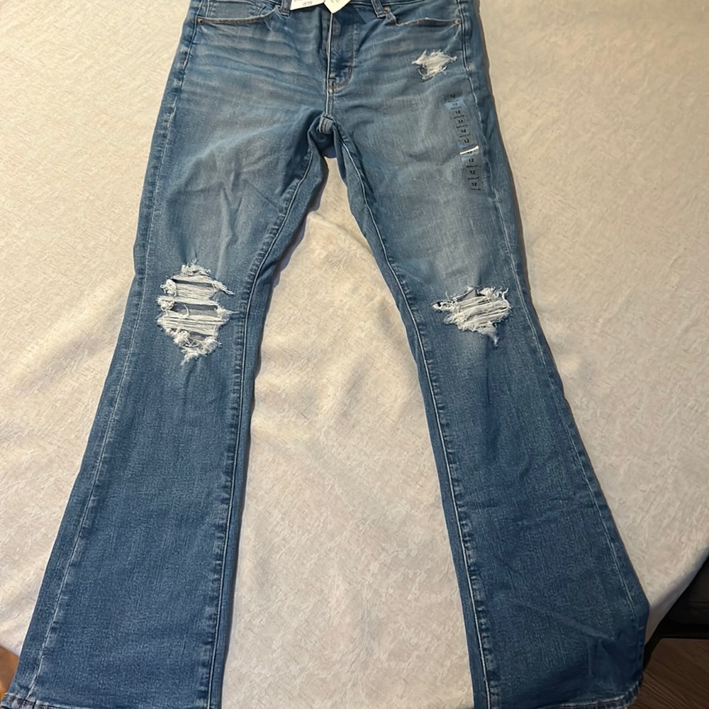 American Eagle High Rise Skinny Kick Jeans